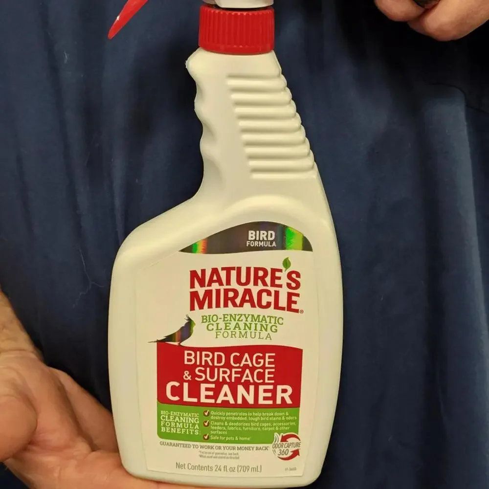 Nature's Miracle Bird Cage & Surface Cleaner, 24 fl Oz (Pack of 1)
